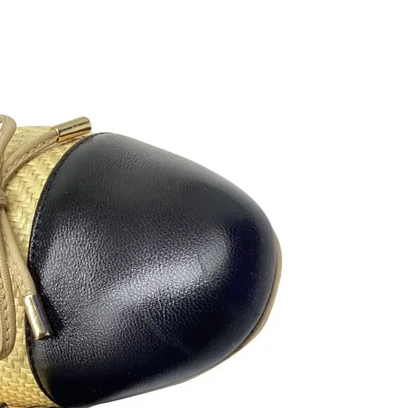 Stuart Weitzman Sleek Bow Ballet Flats in Cream Raffia - Picture 10 of 10